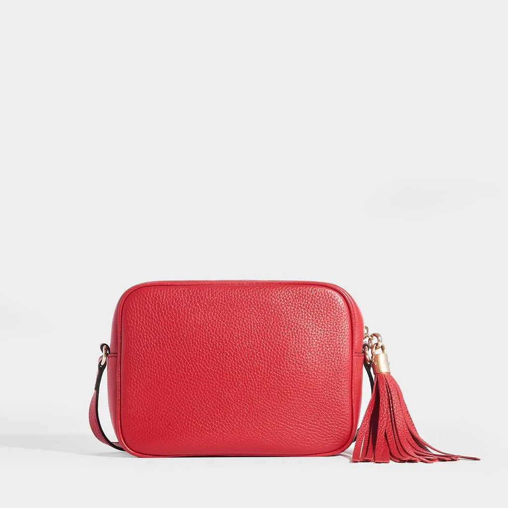 Bolsa Gucci Soho Disco - Vermelho - LUXO INTELIGENTE