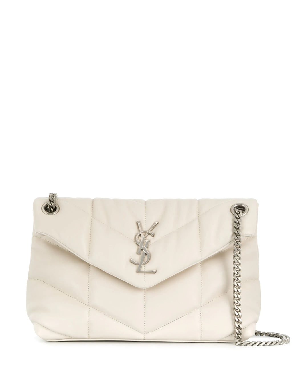 Bolsa YSL LouLou Puffer - Off White