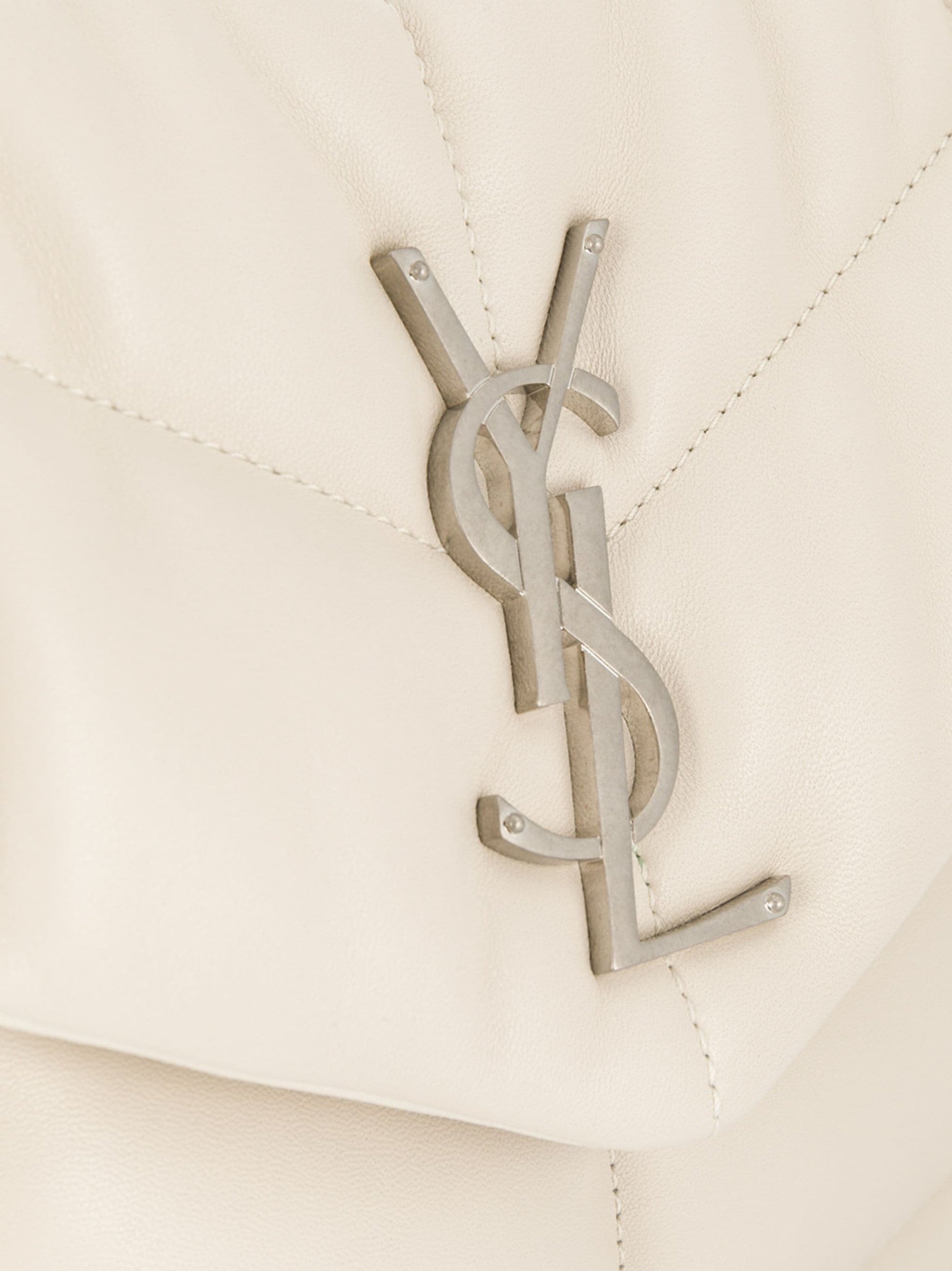 Bolsa YSL LouLou Puffer - Off White
