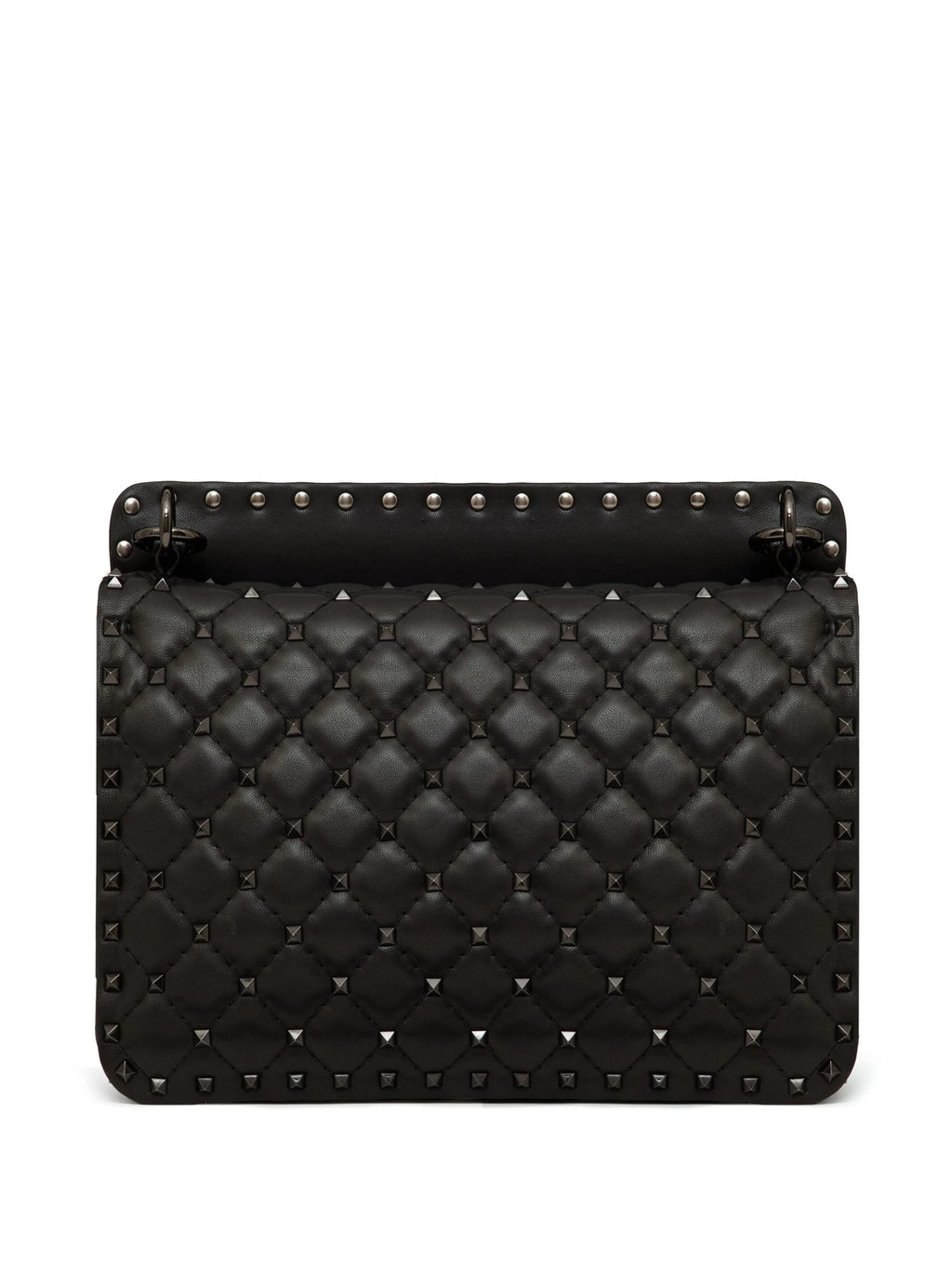 Bolsa Valentino Rockstud Spike All Black - LUXO INTELIGENTE