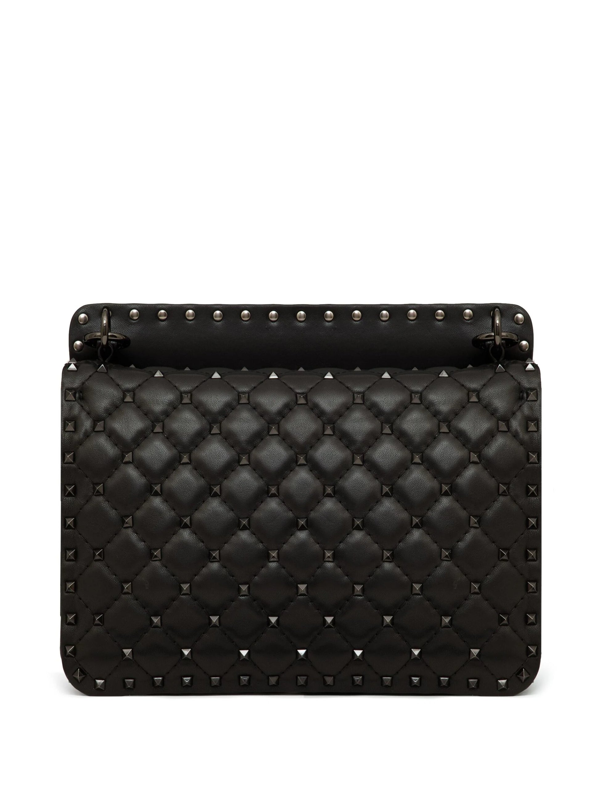 Bolsa Valentino Rockstud Spike All Black - LUXO INTELIGENTE
