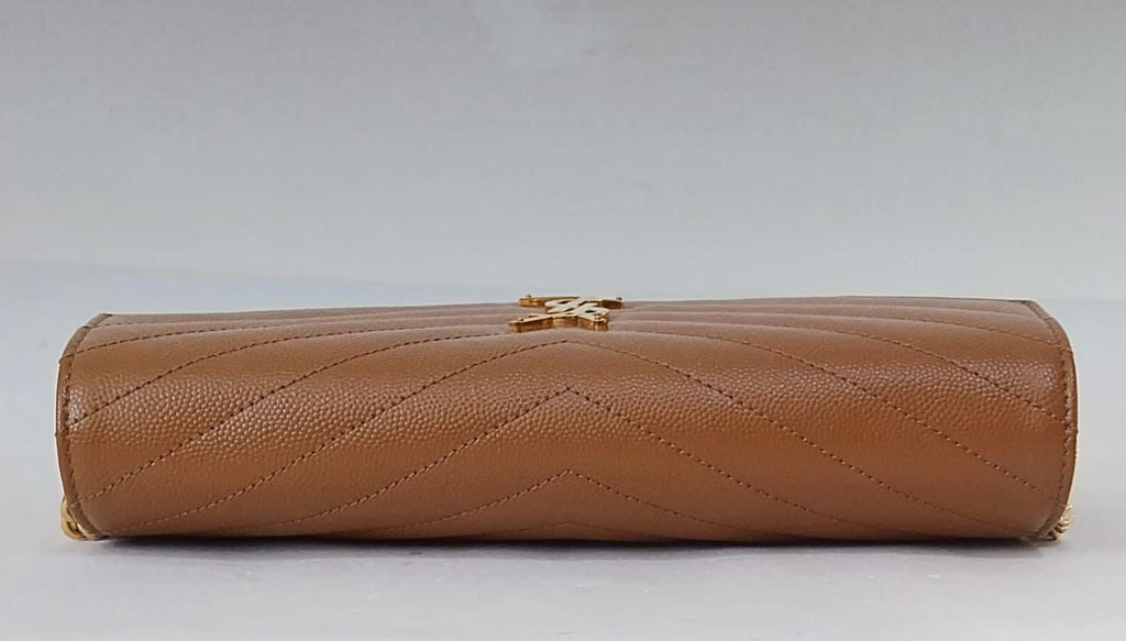 Bolsa YSL Envelope Marrom