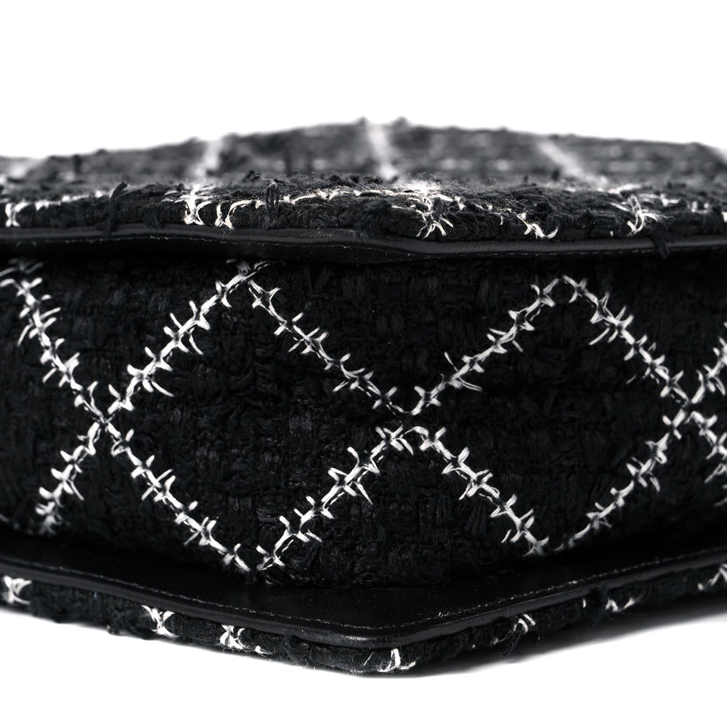 Bolsa Chanel Tweed B&W