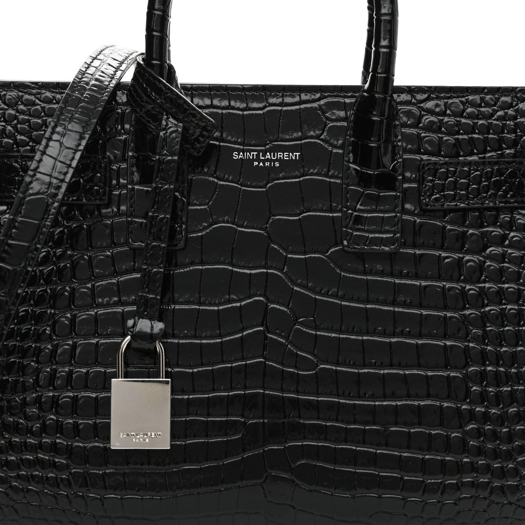 Bolsa YSL Sac de Jour Croco