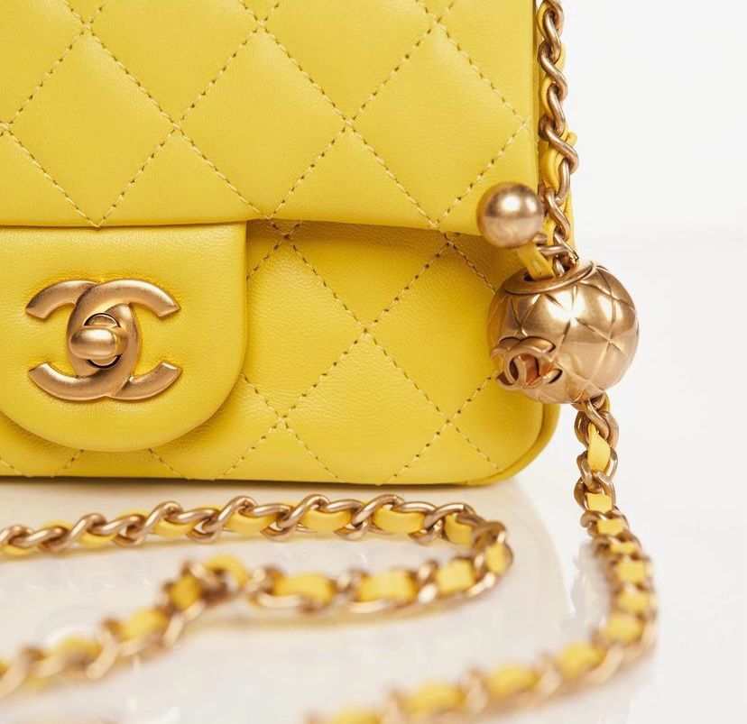 Bolsa Chanel Mini Square Pearl Crush - LUXO INTELIGENTE