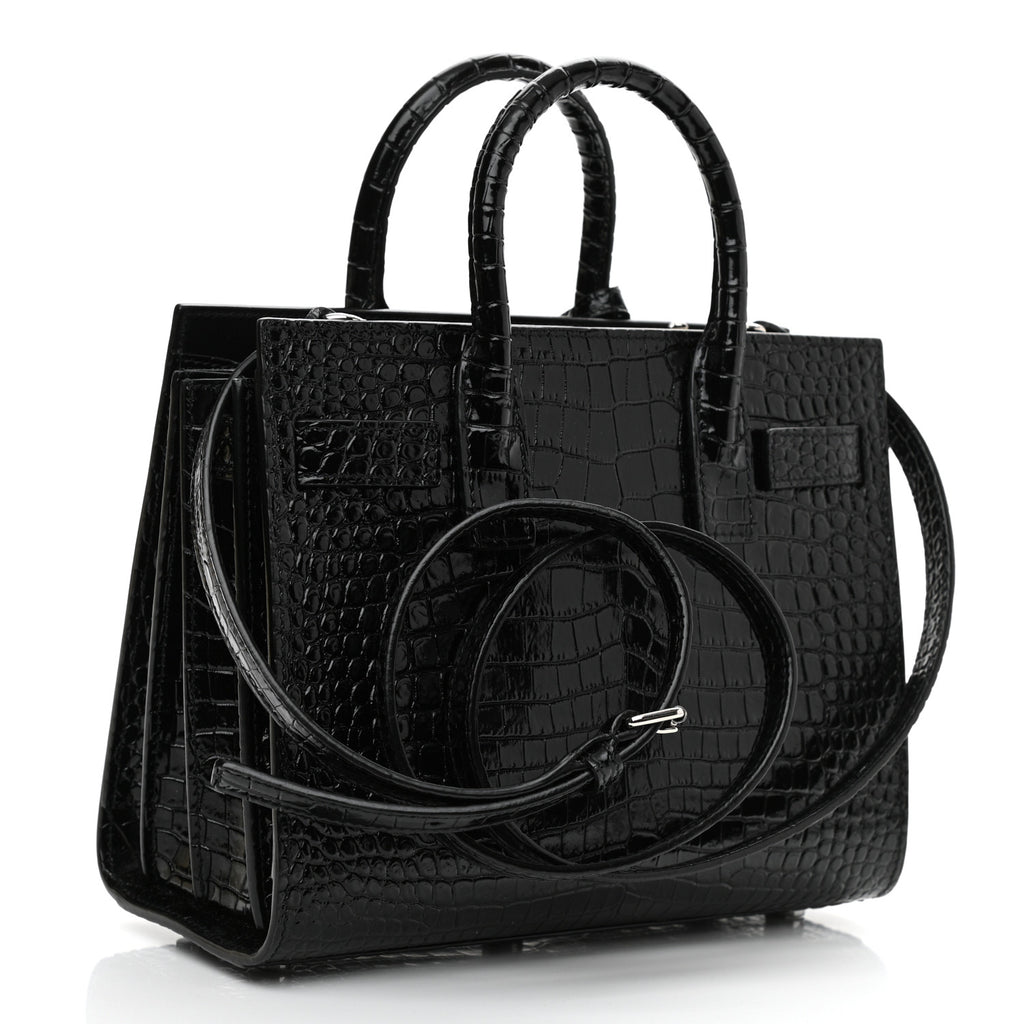 Bolsa YSL Sac de Jour Croco