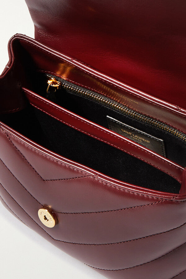 Bolsa YSL LouLou Toy Bordô