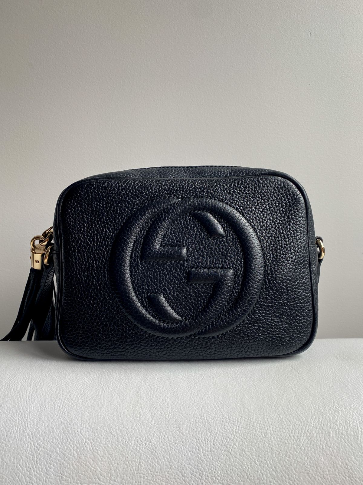 Bolsa Gucci Soho Disco Black - LUXO INTELIGENTE