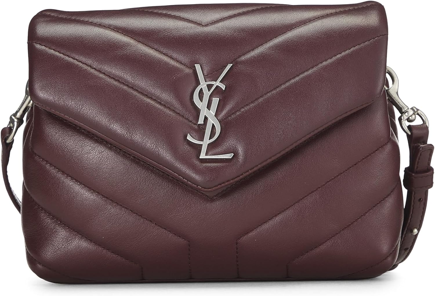 Bolsa YSL LouLou Toy Burgundy - LUXO INTELIGENTE