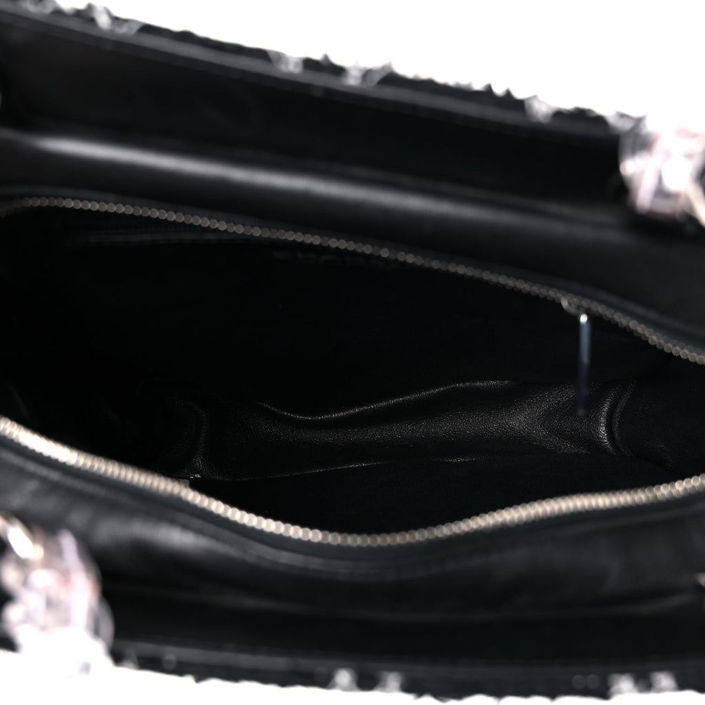 Bolsa Chanel Tweed B&W