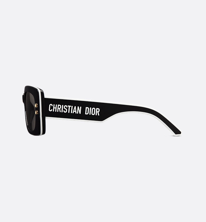 Óculos de sol Dior Pacific S1U preto e branco