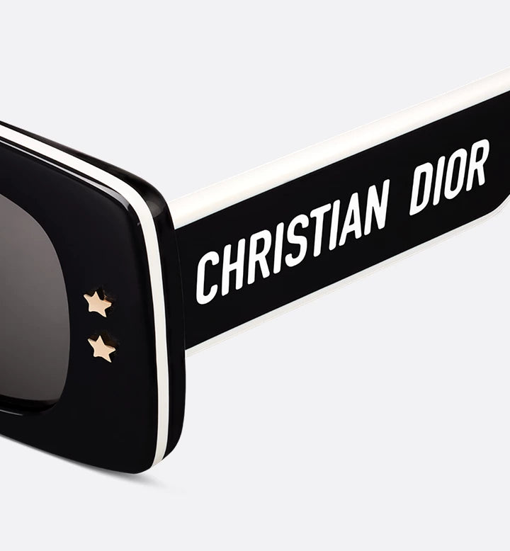 Óculos de sol Dior Pacific S1U preto e branco