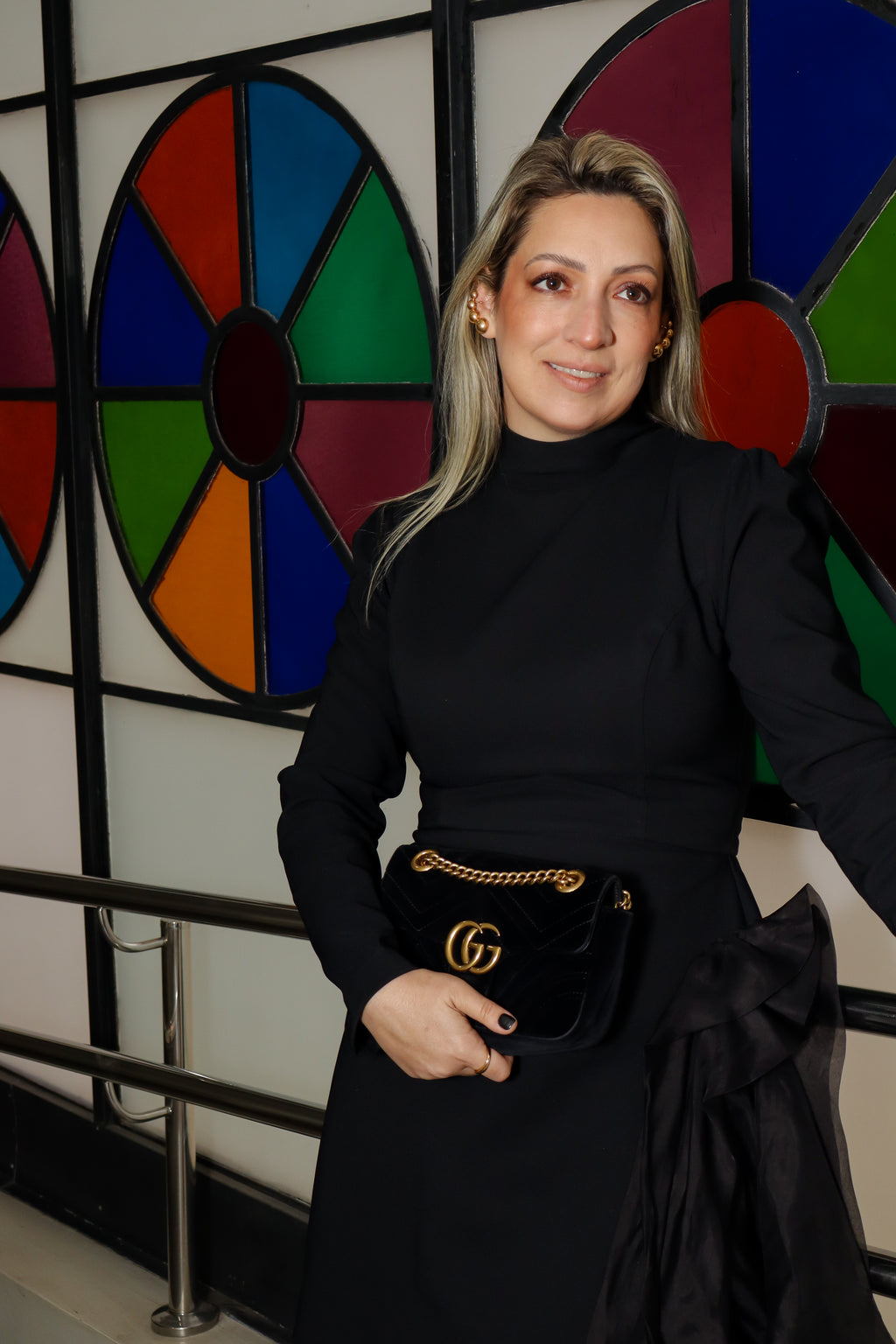 Bolsa Gucci GG Marmont Velvet Small