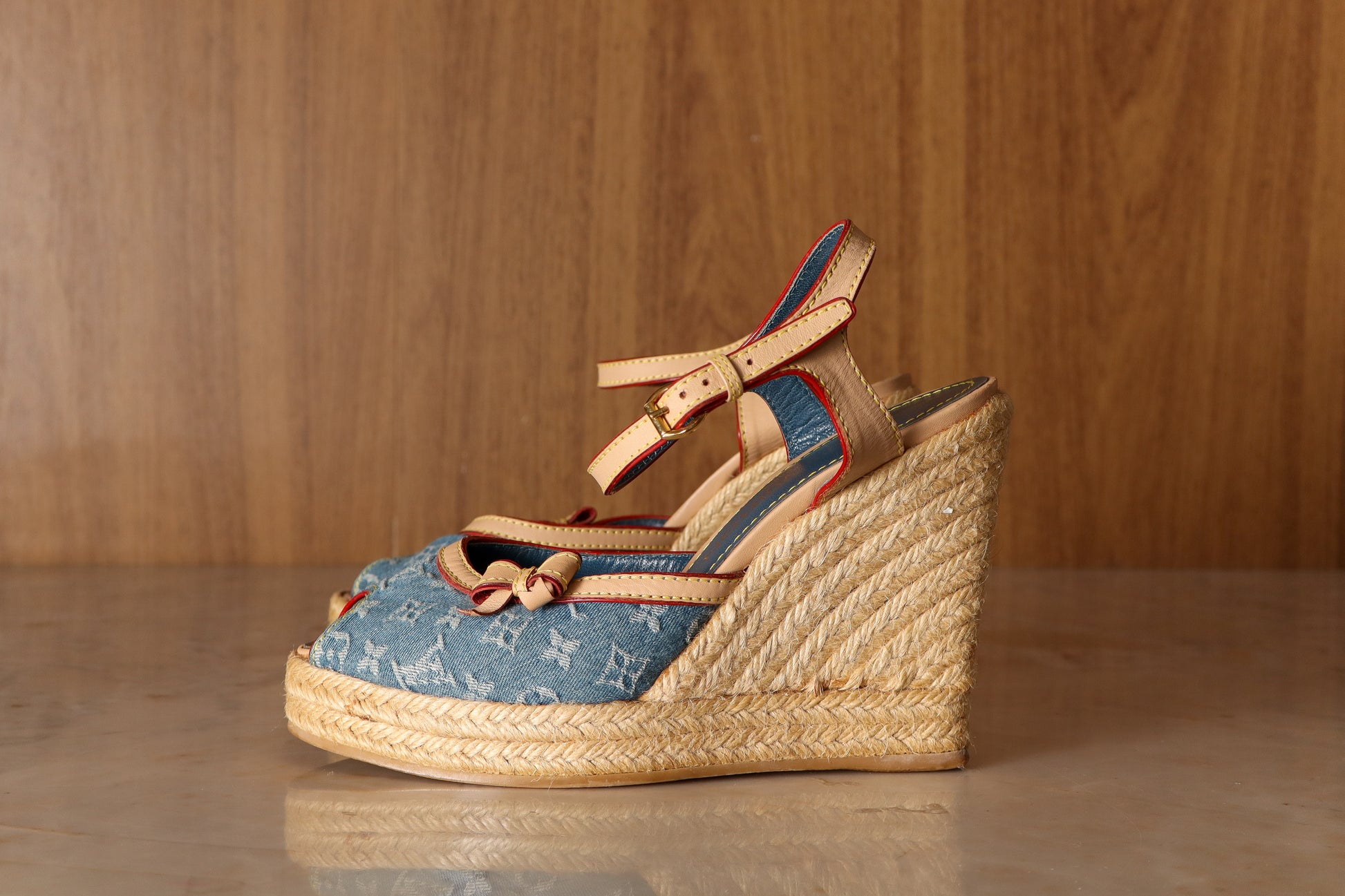 Sandália Louis Vuitton Denim