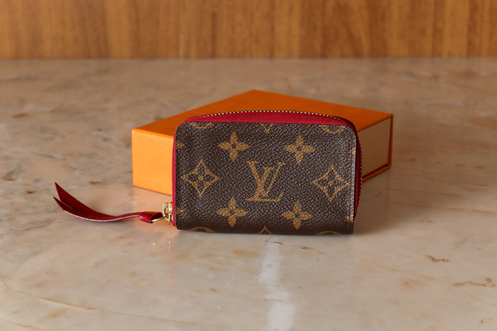 Porta Cartões Louis Vuitton com zíper