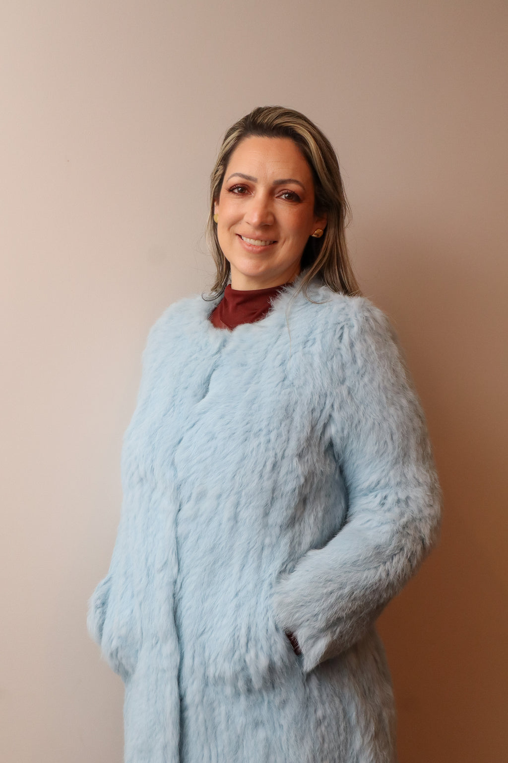 Casaco Madre Reina - Azul Claro