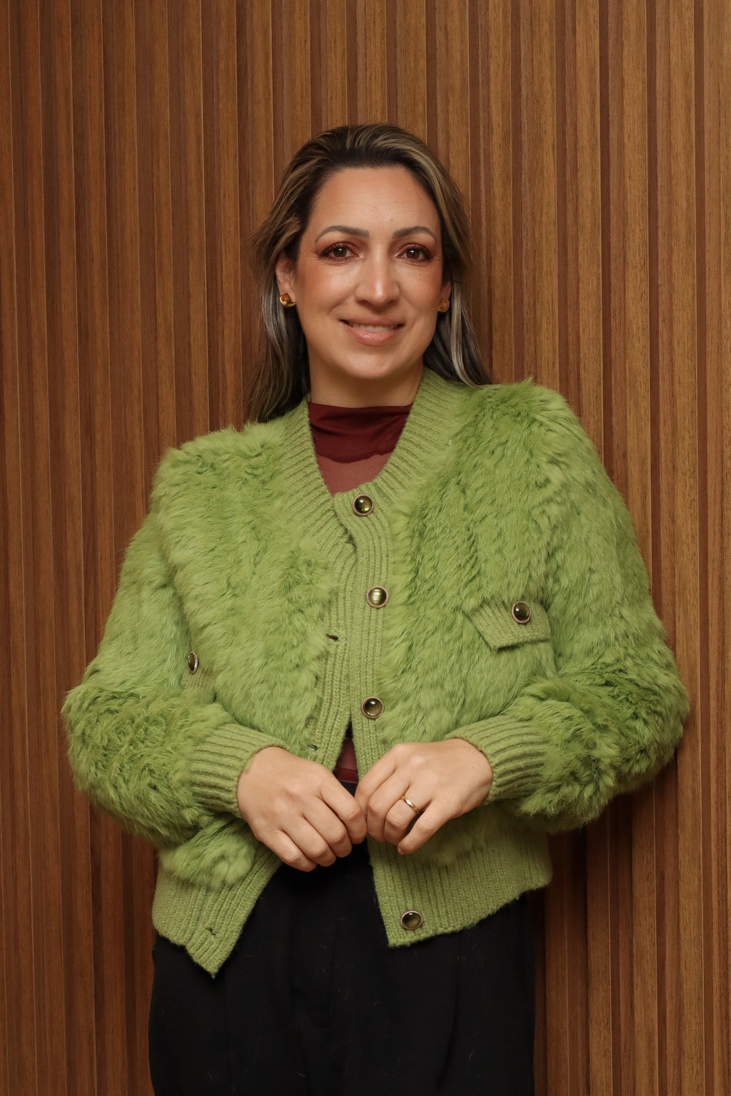 Casaco Madre Reina - Verde Esmeralda