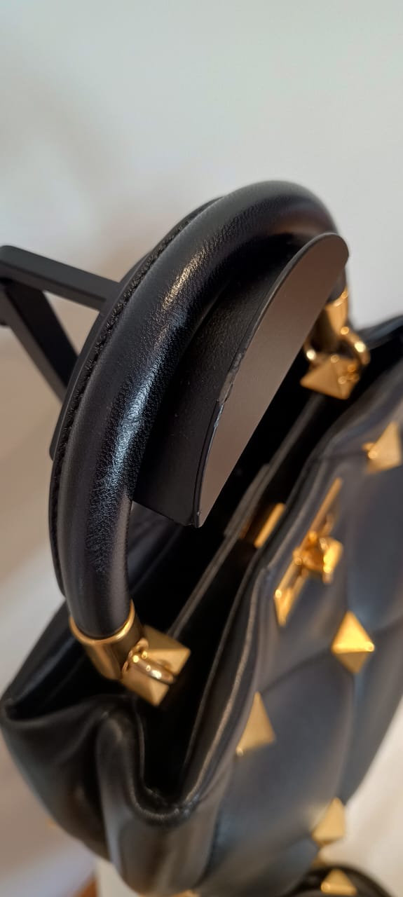 Bolsa Valetino Roman Stud Top Handle Small