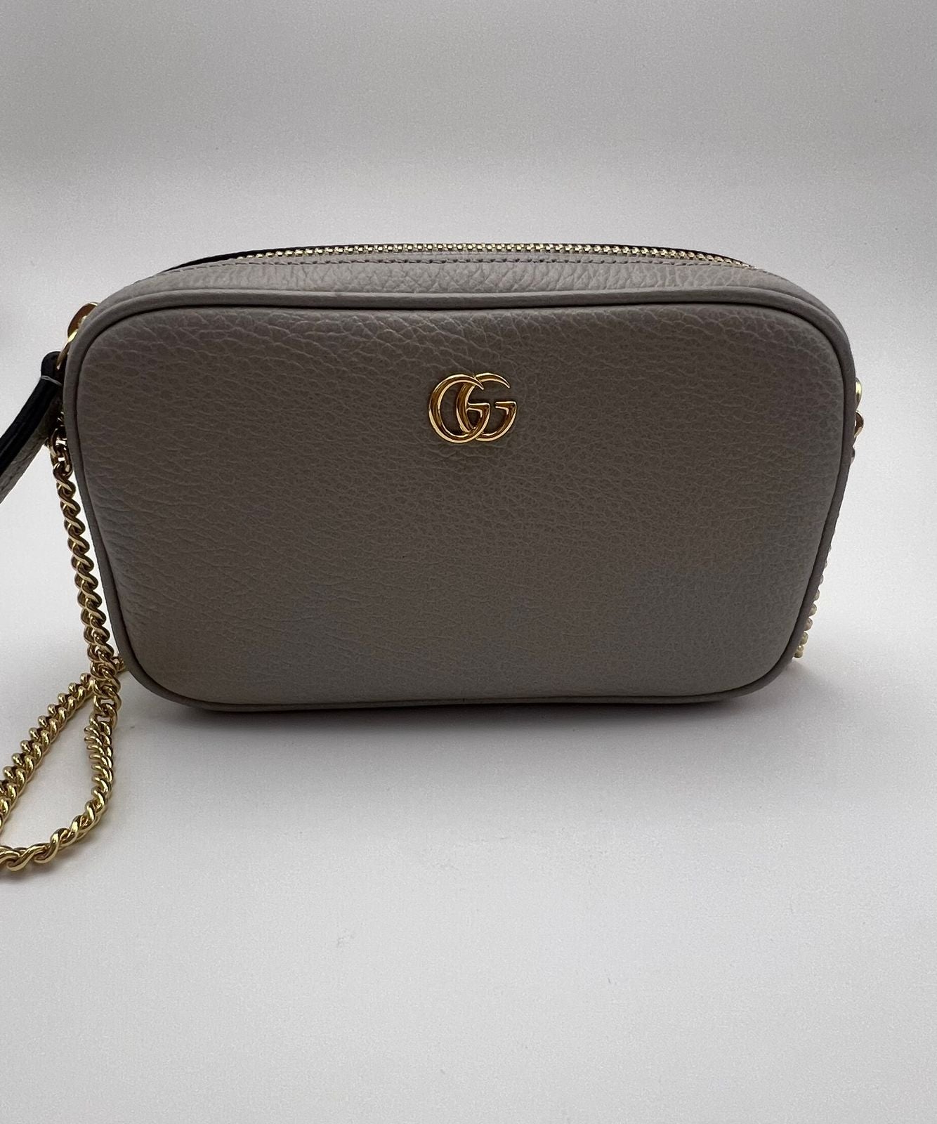 Bolsa Gucci GG Marmont Cinza Small