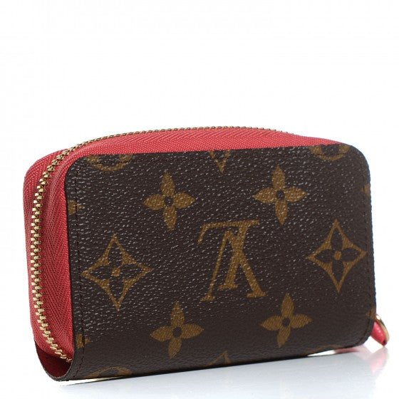 Porta Cartões Louis Vuitton com zíper