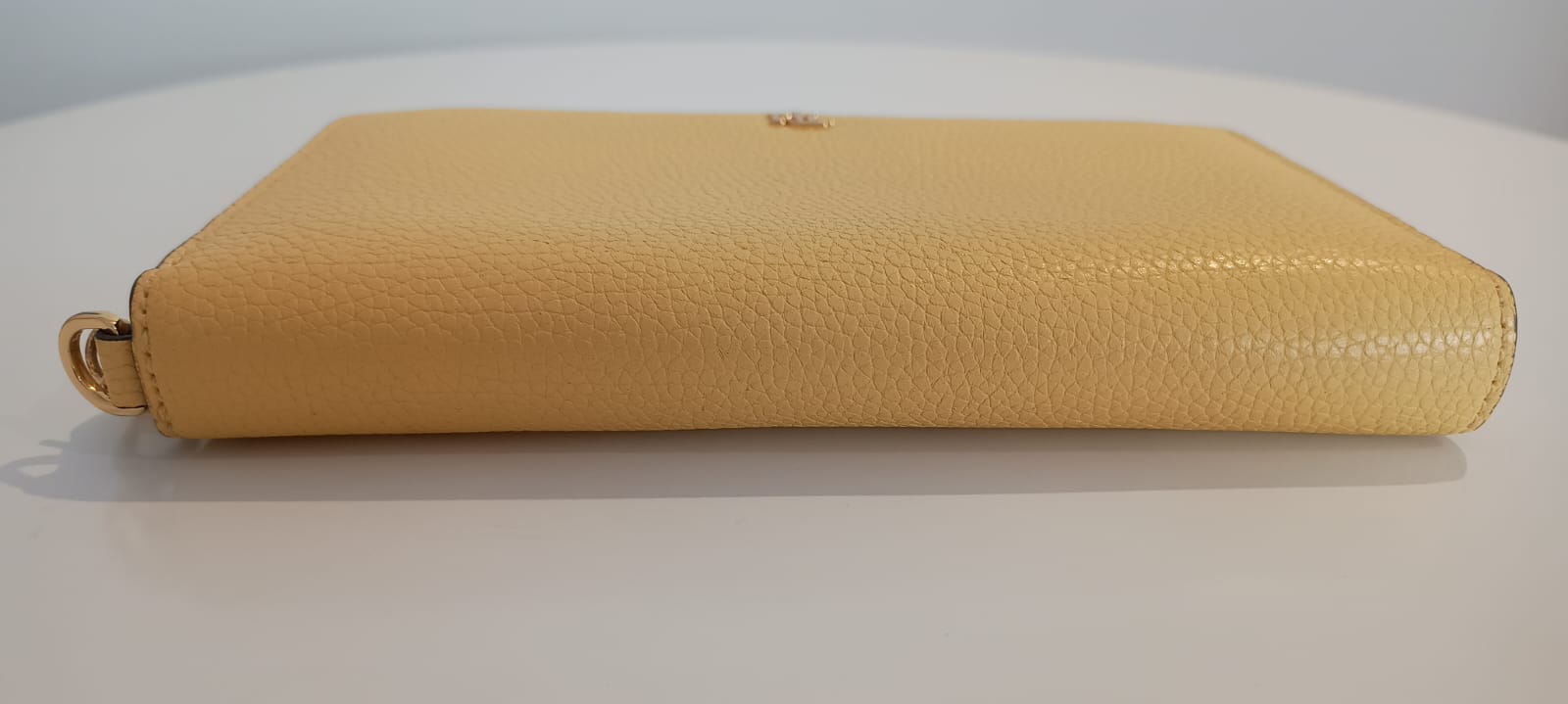 Carteira Ralph Lauren em couro amarelo