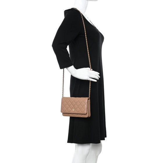 Bolsa Chanel WOC Dark Beige