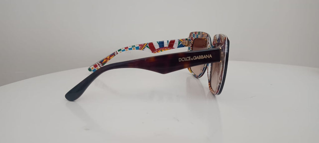 Óculos D&G Quadrado Tartaruga Marrom