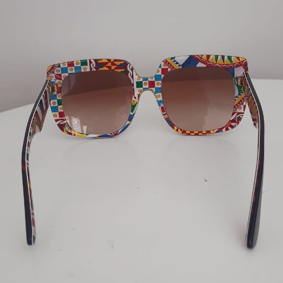 Óculos D&G Quadrado Tartaruga Marrom