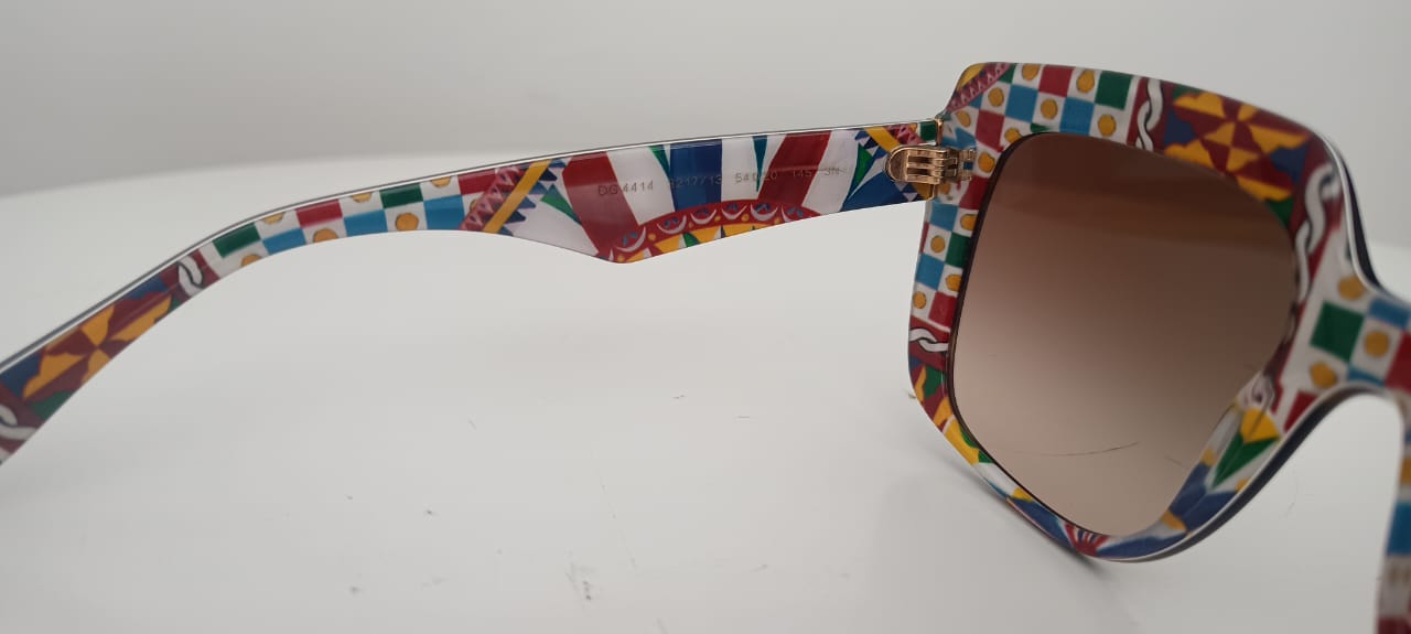 Óculos D&G Quadrado Tartaruga Marrom