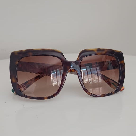 Óculos D&G Quadrado Tartaruga Marrom