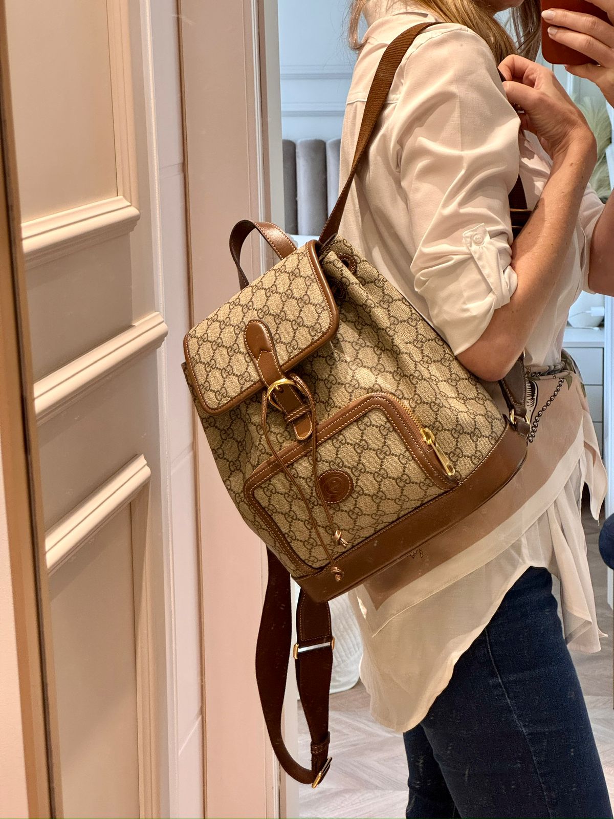 Mochila Gucci GG Supreme