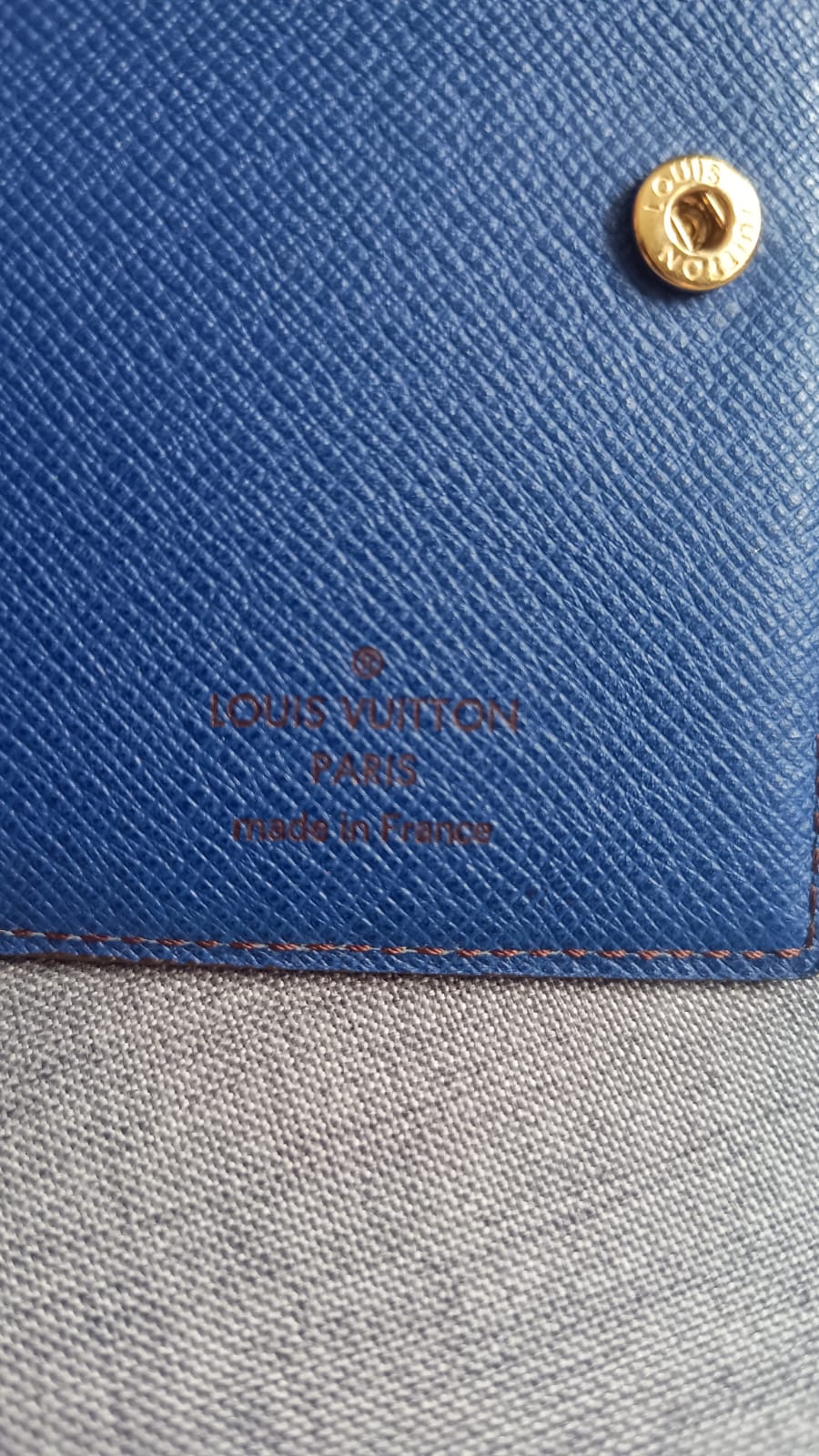 Mini Carteira Louis Vuitton – Blue Marie Wallet | Monograma