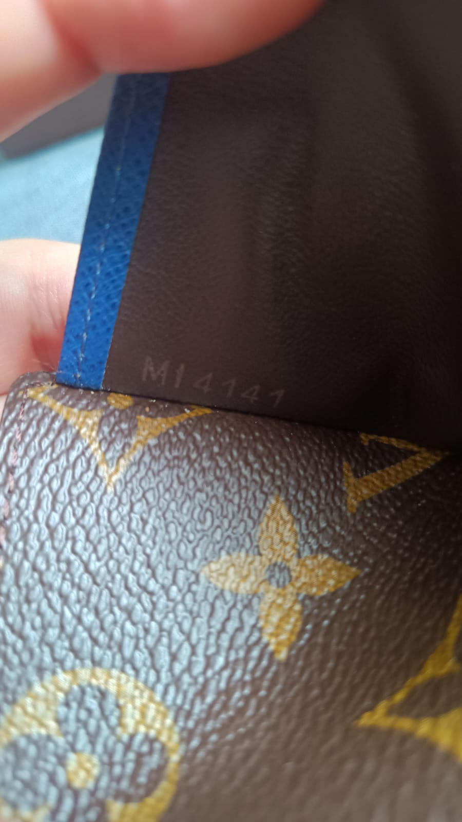Mini Carteira Louis Vuitton – Blue Marie Wallet | Monograma