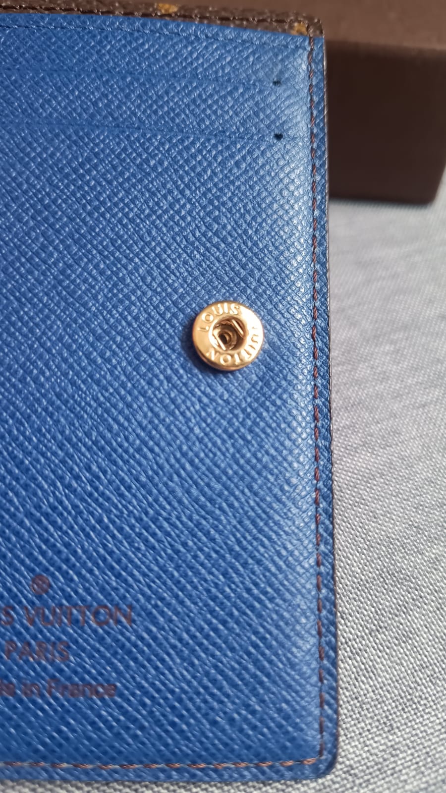 Mini Carteira Louis Vuitton – Blue Marie Wallet | Monograma