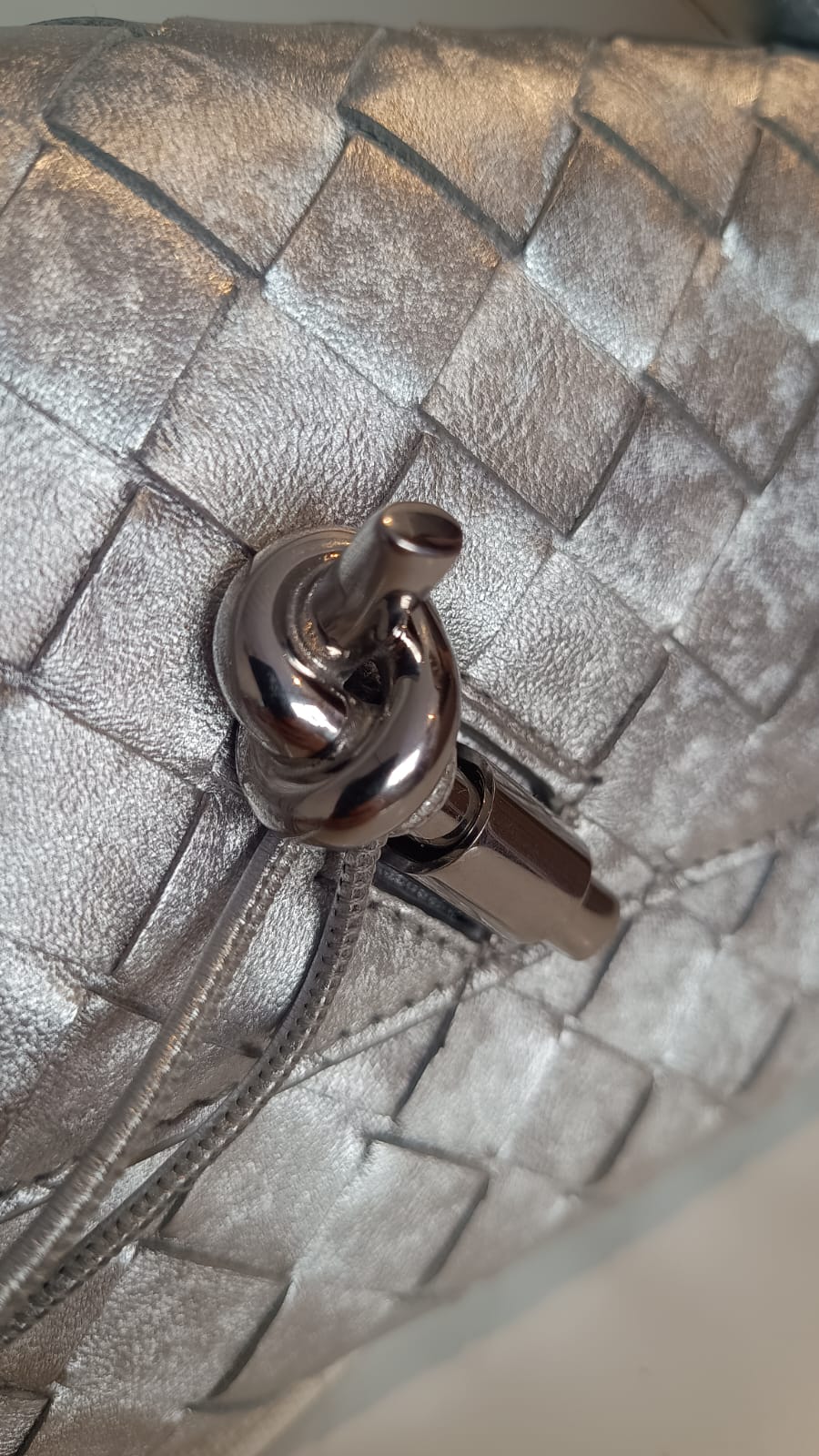 Bolsa – Clutch Bottega Veneta Andiamo | Prata