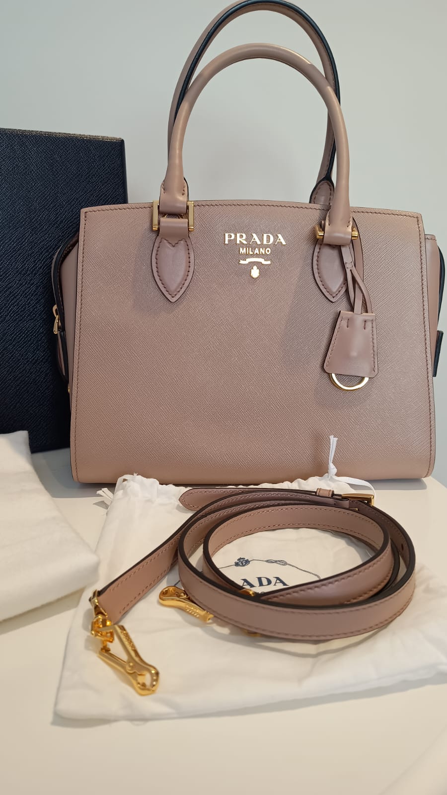 Prada Galleria Saffiano Soft – Nova e Sem Uso