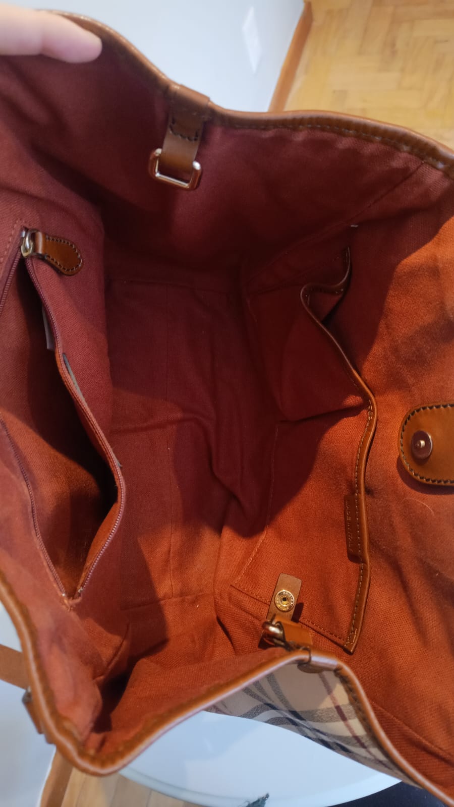 Bolsa Burberry Canterbury Haymarket Check