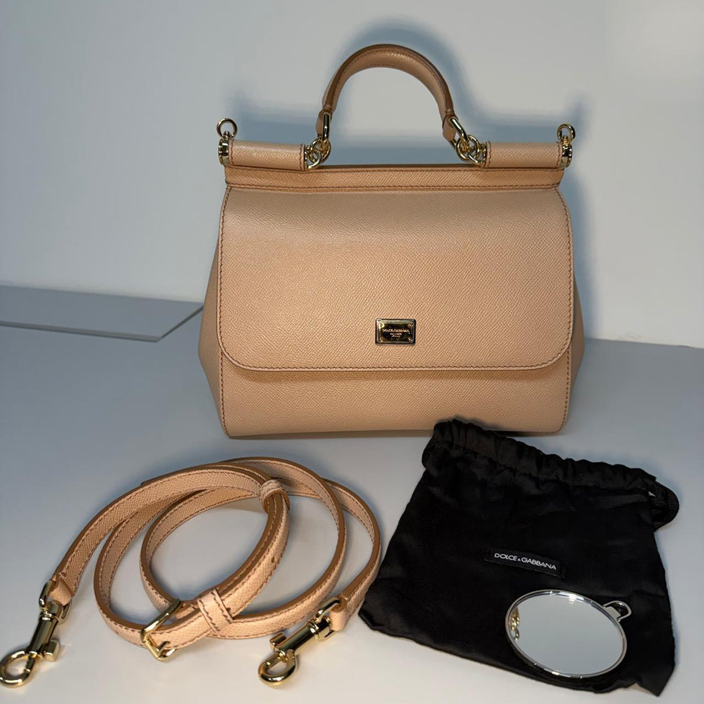 Bolsa Dolce & Gabbana Sicily Média Nude