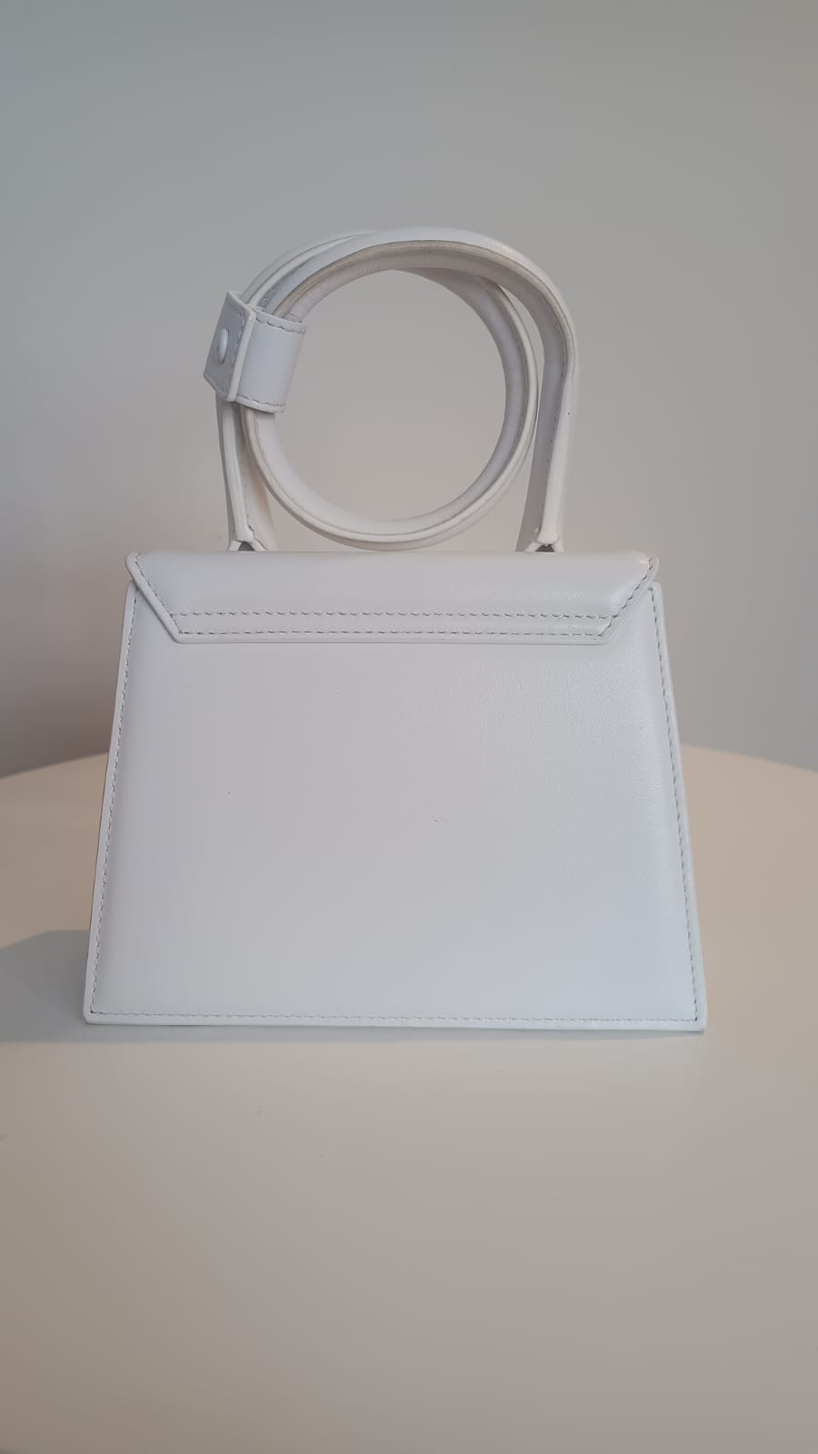 Bolsa Jacquemus Le Chiquito Noeud Tote, branca
