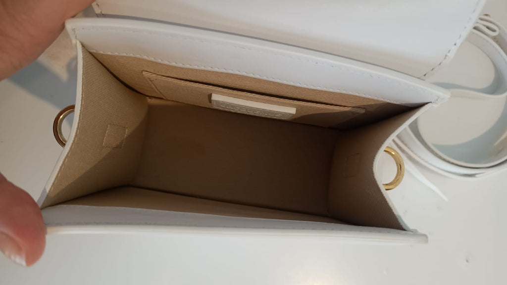 Bolsa Jacquemus Le Chiquito Noeud Tote, branca