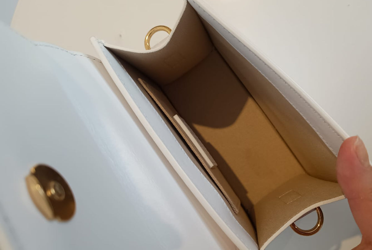 Bolsa Jacquemus Le Chiquito Noeud Tote, branca
