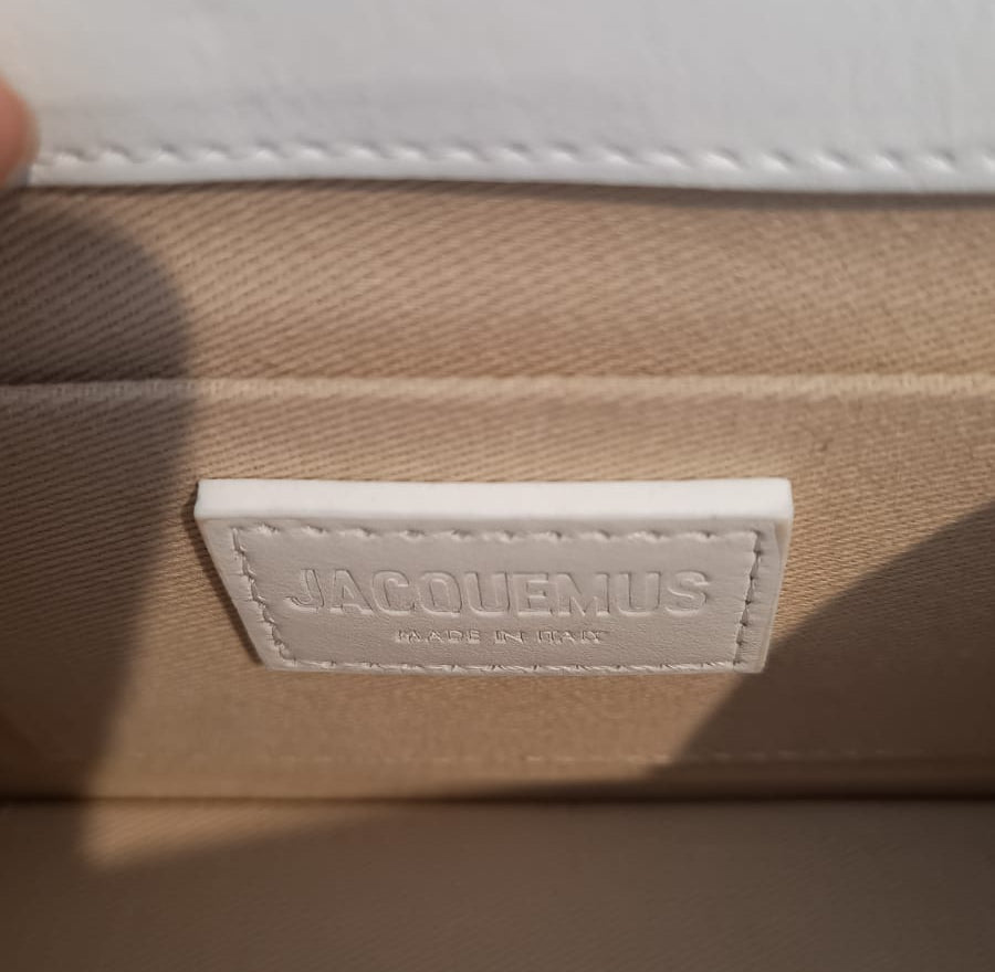 Bolsa Jacquemus Le Chiquito Noeud Tote, branca