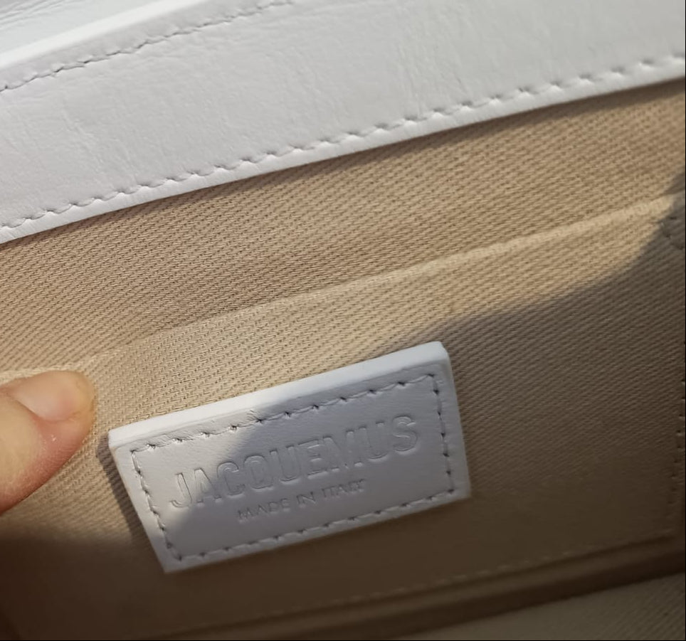 Bolsa Jacquemus Le Chiquito Noeud Tote, branca