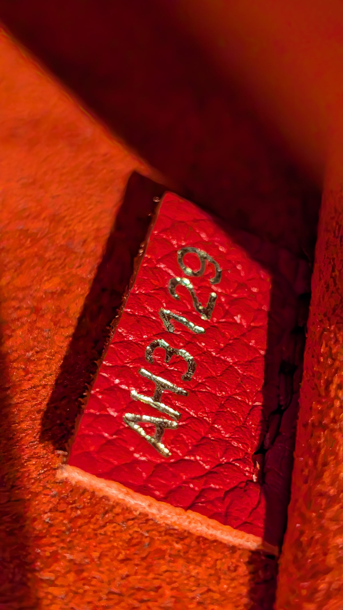 Bolsa Louis Vuitton Victorine Monograma e couro vermelho