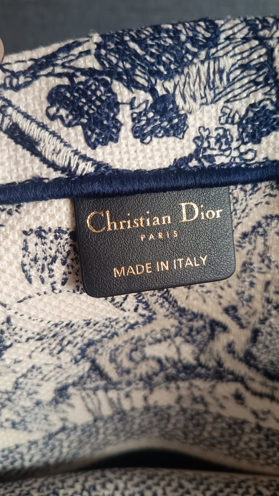 Bolsa Dior Book Tote Toile de Jouy Large