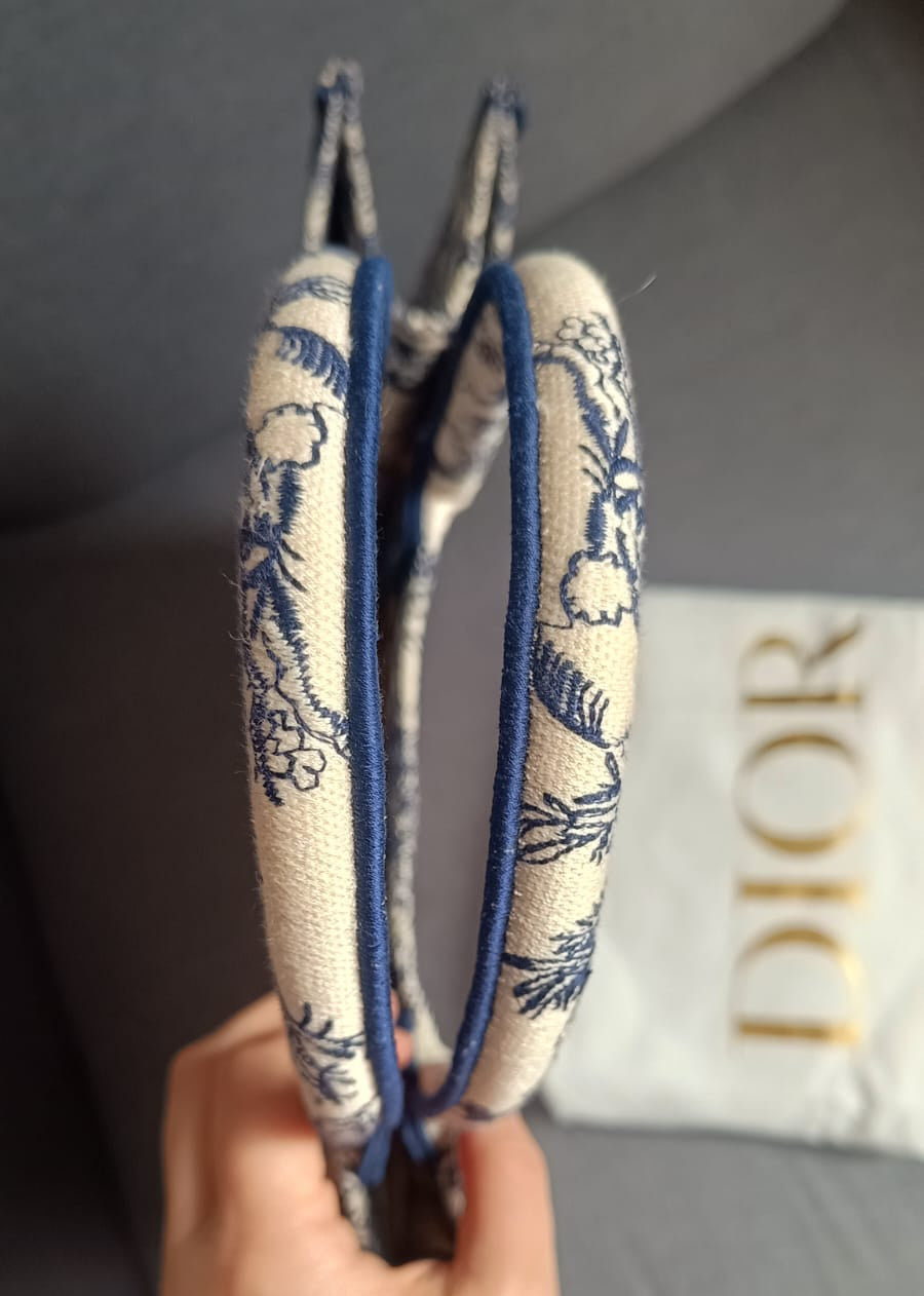 Bolsa Dior Book Tote Toile de Jouy Large