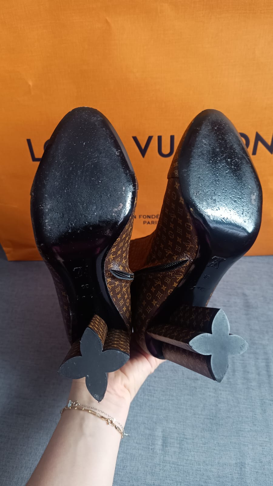 Ankle Boot Louis Vuitton Silhouette Monogram