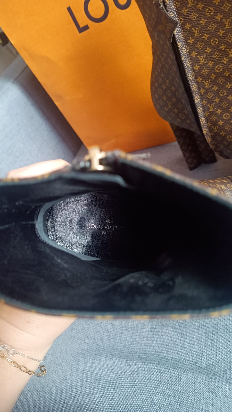 Ankle Boot Louis Vuitton Silhouette Monogram