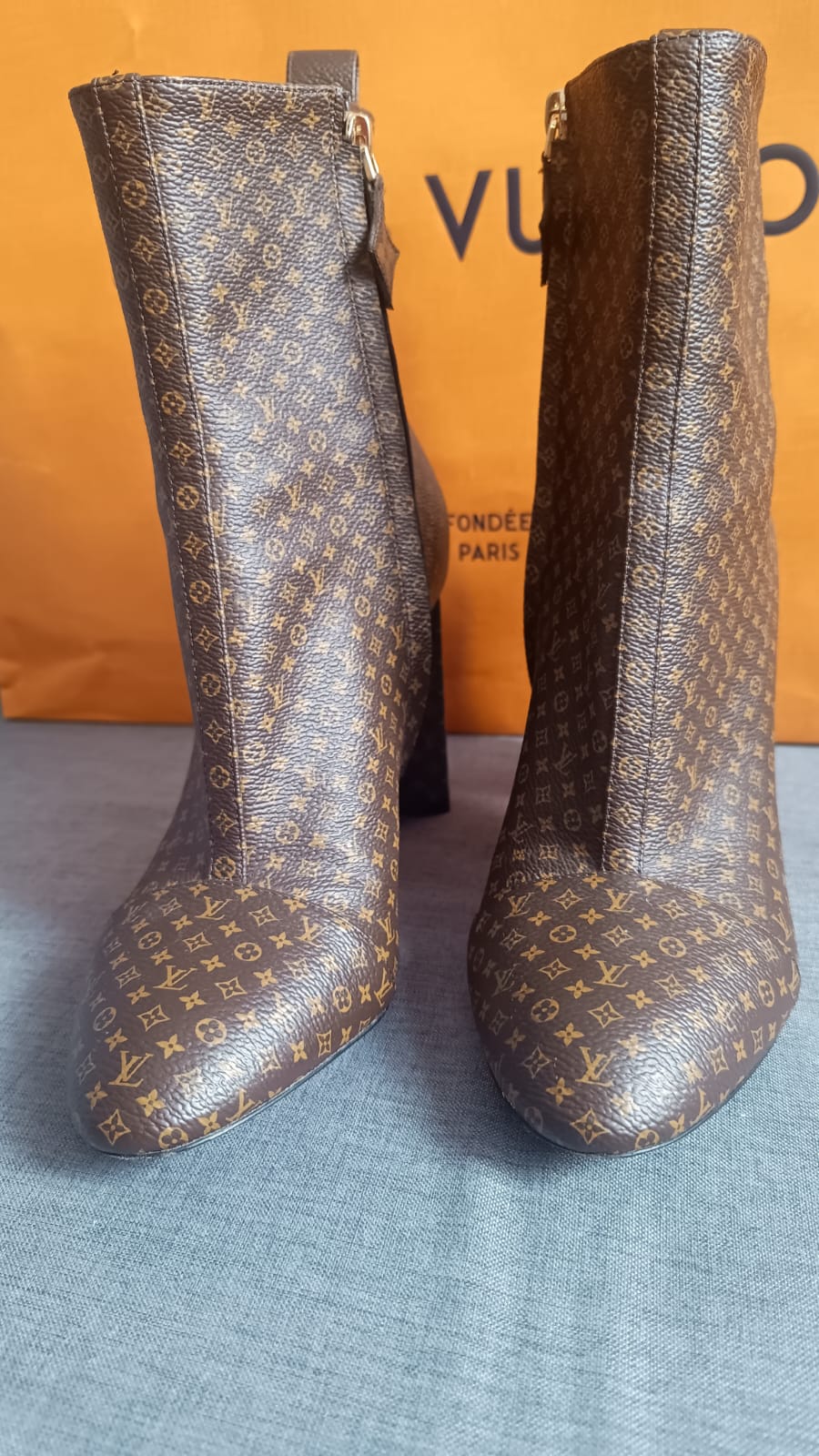 Ankle Boot Louis Vuitton Silhouette Monogram