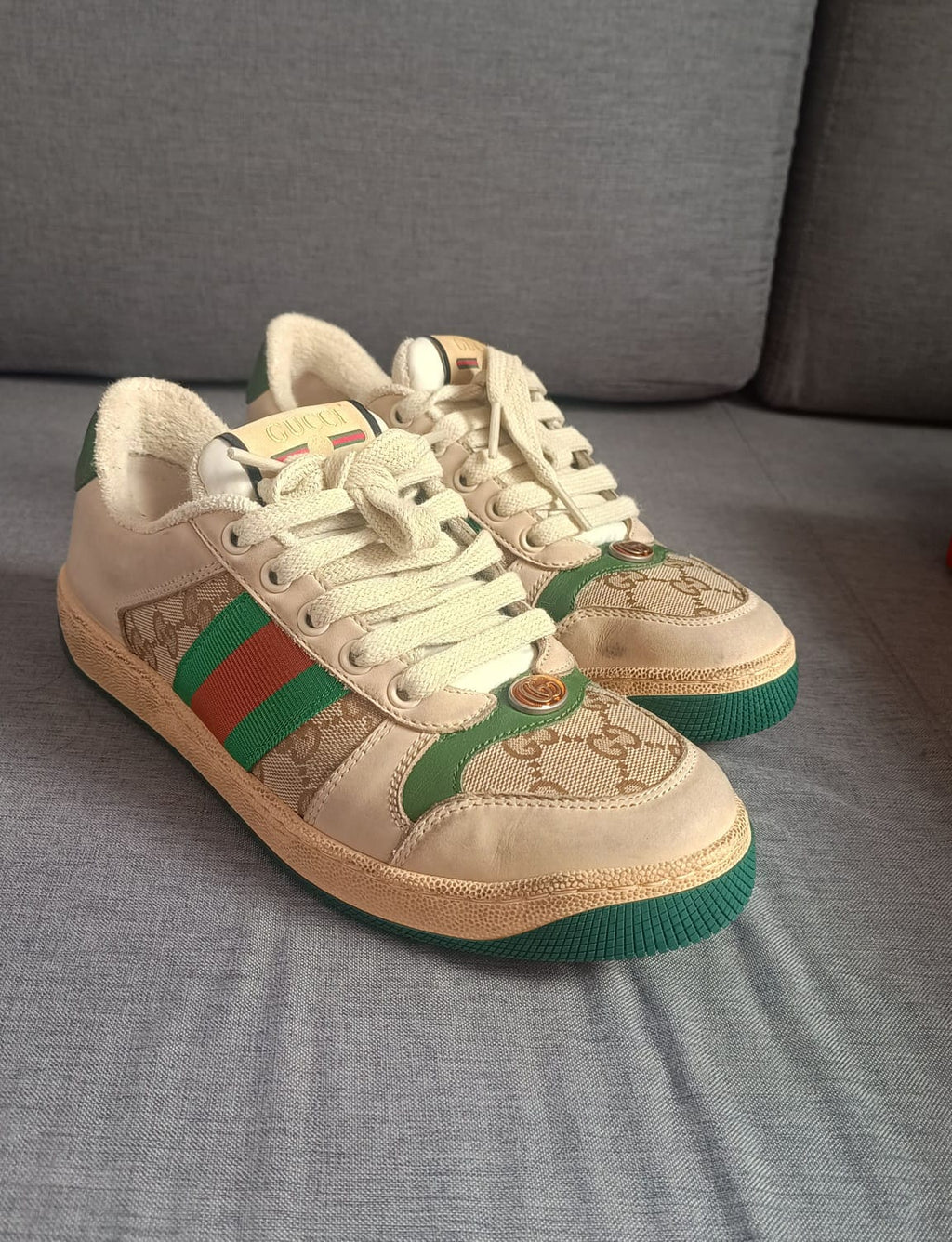Tênis Gucci Screener com cadarço